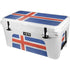 Iceland Flag Distressed YETI Tundra 65 Hard Cooler Skin